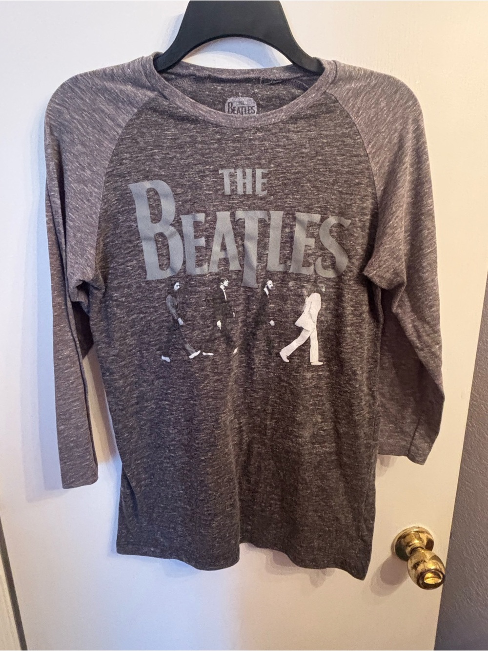 The Beatles Sm Raglan Tee - Gray
